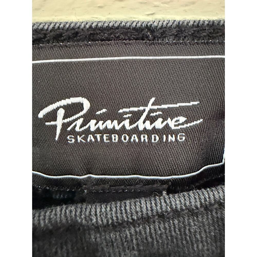 Primitive Skateboarding Black Denim Jeans Men’s 38x34 Straight Leg - Picture 4 of 9